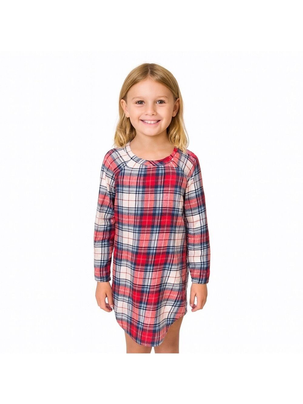 BabyGap Toddler Girls Size 5 Plaid Long Sleeve Dress with Zippered Pockets